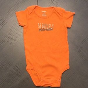 Carter’s Short Sleeve Onesie w/ Overlap Shoulder
